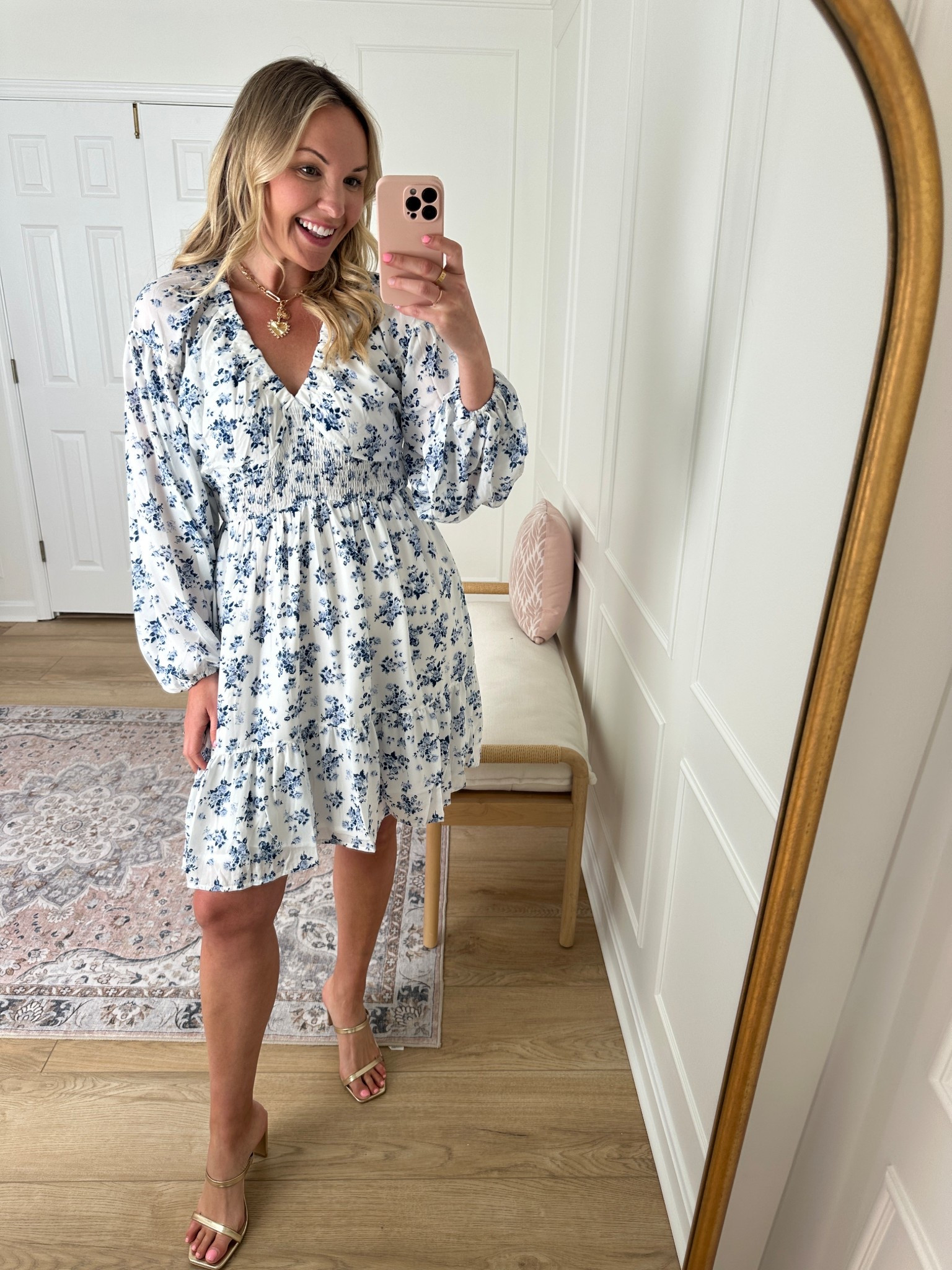 Long sleeve mini dress - spring outfit - wearing a med 

#LTKWorkwear #LTKStyleTip #LTKMidsize