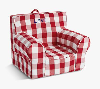Kids Anywhere Chair®, Red Buffalo Check | Pottery Barn Kids | Pottery Barn Kids