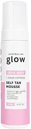 Australian Glow Self Tanning Mousse | Lightweight Self Tanner Mousse Enriched with Kakadu Plum & ... | Amazon (US)