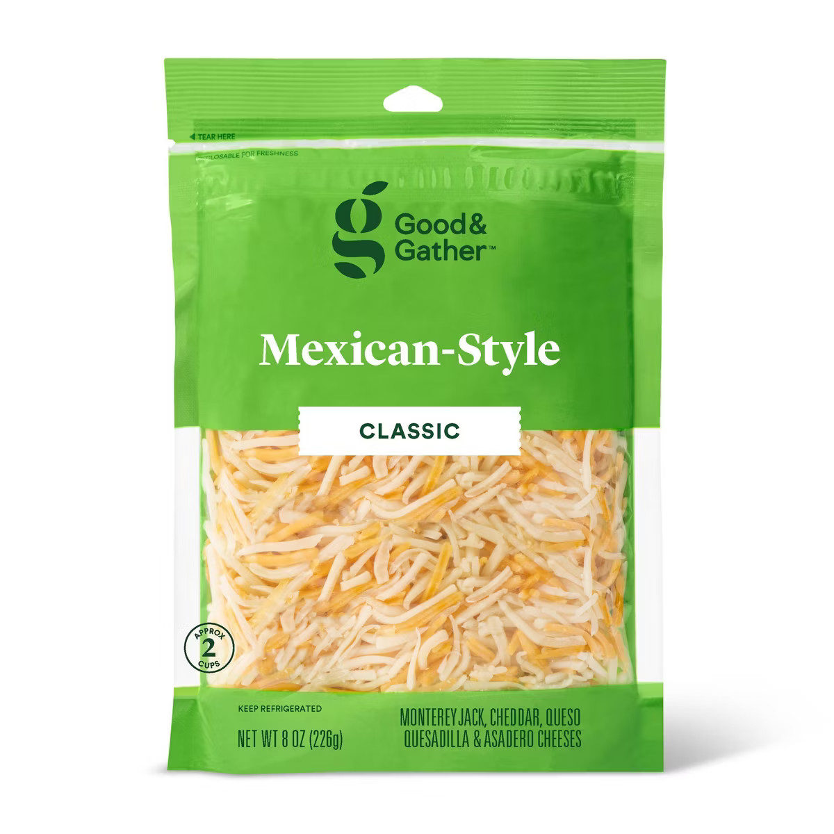 Shredded Mexican-Style Cheese - 8oz - Good & Gather™ | Target