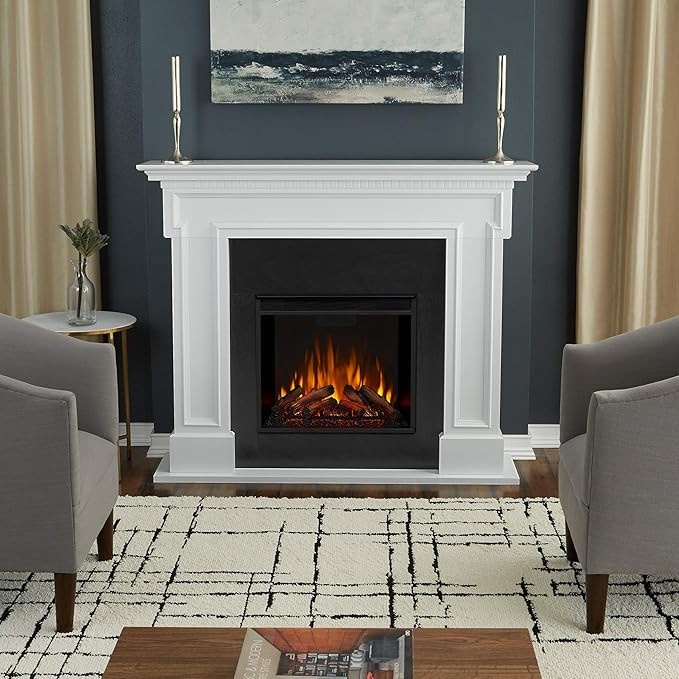Real Flame 5010E-W Thayer Electric Fireplace, White | Amazon (CA)