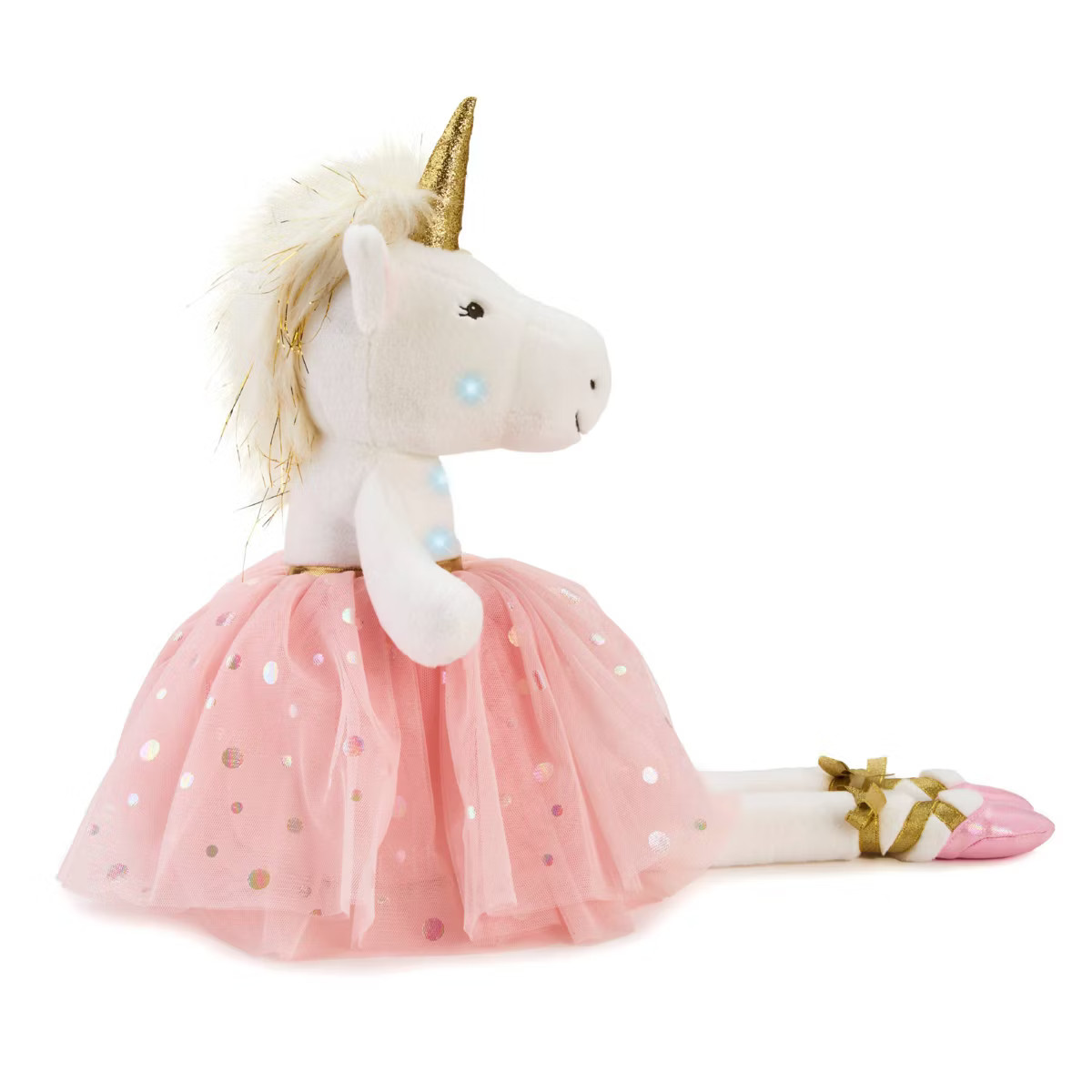 FAO Schwarz 12" Glow Brights Ballerina Unicorn Plush | Target
