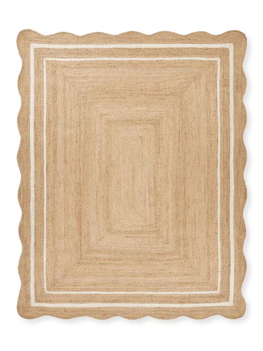 Scallop Jute Rug | Serena and Lily