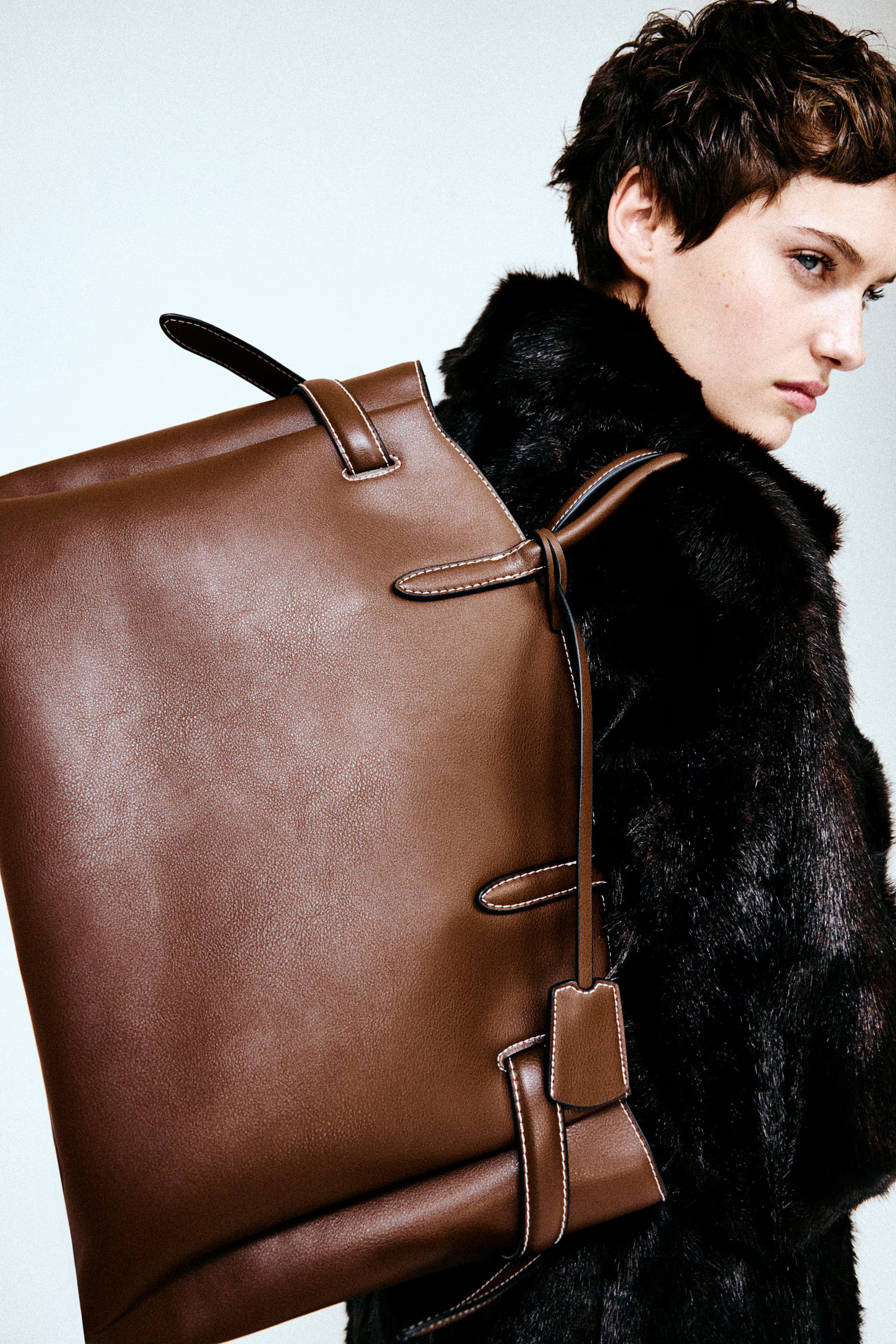 Tote bag - Brown - Ladies | H&M GB | H&M (UK, MY, IN, SG, PH, TW, HK)