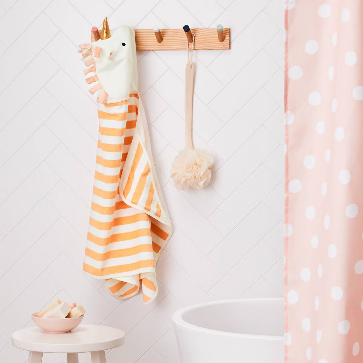 25"x50" Unicorn Kids' Hooded Towel - Pillowfort™ | Target