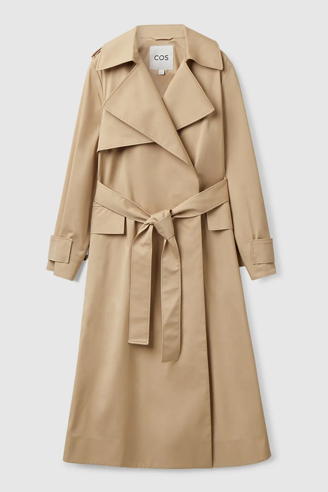 TRENCHCOAT MIT GÜRTEL - BEIGE - Coats - COS | COS (EU)