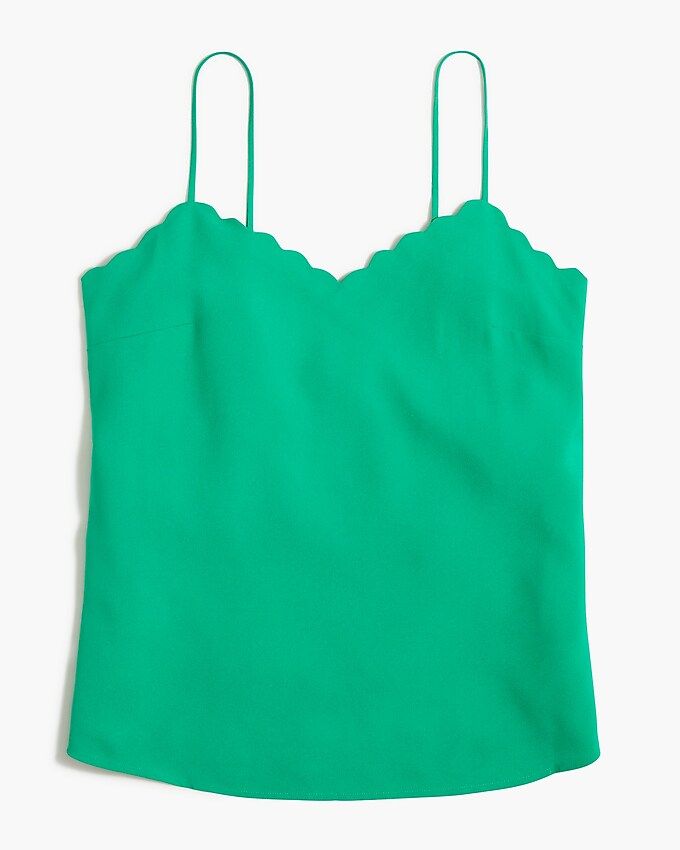 Scalloped cami top | J.Crew Factory