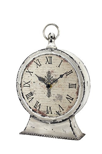 Stonebriar Large 12 Inch Decorative Battery Operated Table Top Clock with Roman Numerals and Antique | Amazon (US)