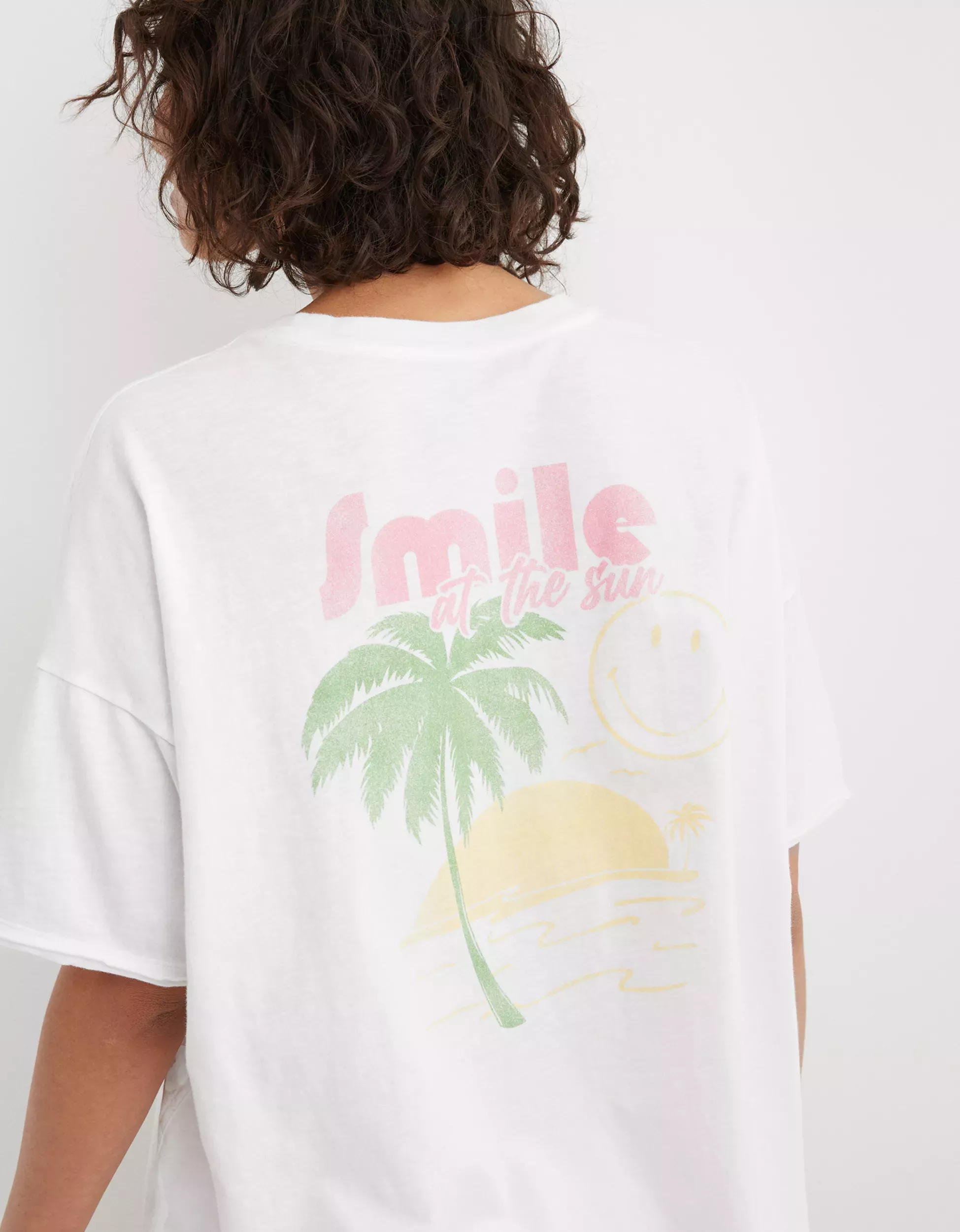 AE Oversized Smiley® Graphic Tee curated on LTK