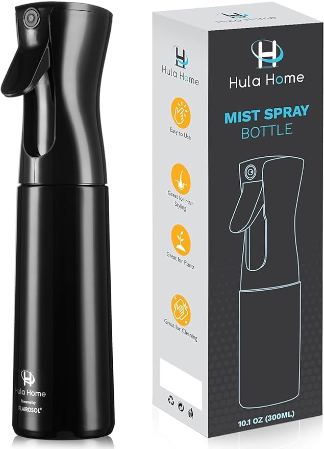 Hula Home Spray Bottle for Hair (10.1oz/300ml) - Powered by Flairosol® Spray Technology - Contin... | Amazon (US)