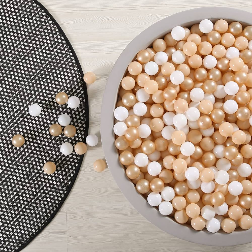 GOGOSO Ball Pit Balls for Toddlers, Brown Plastics Balls for Ball Pool Birhtday Party Girls Kids ... | Amazon (US)