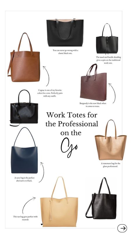 Work totes are a must-have for the busy working professional on the go. #worktotes #bagsforwork #workbag

#LTKstyletip #LTKworkwear