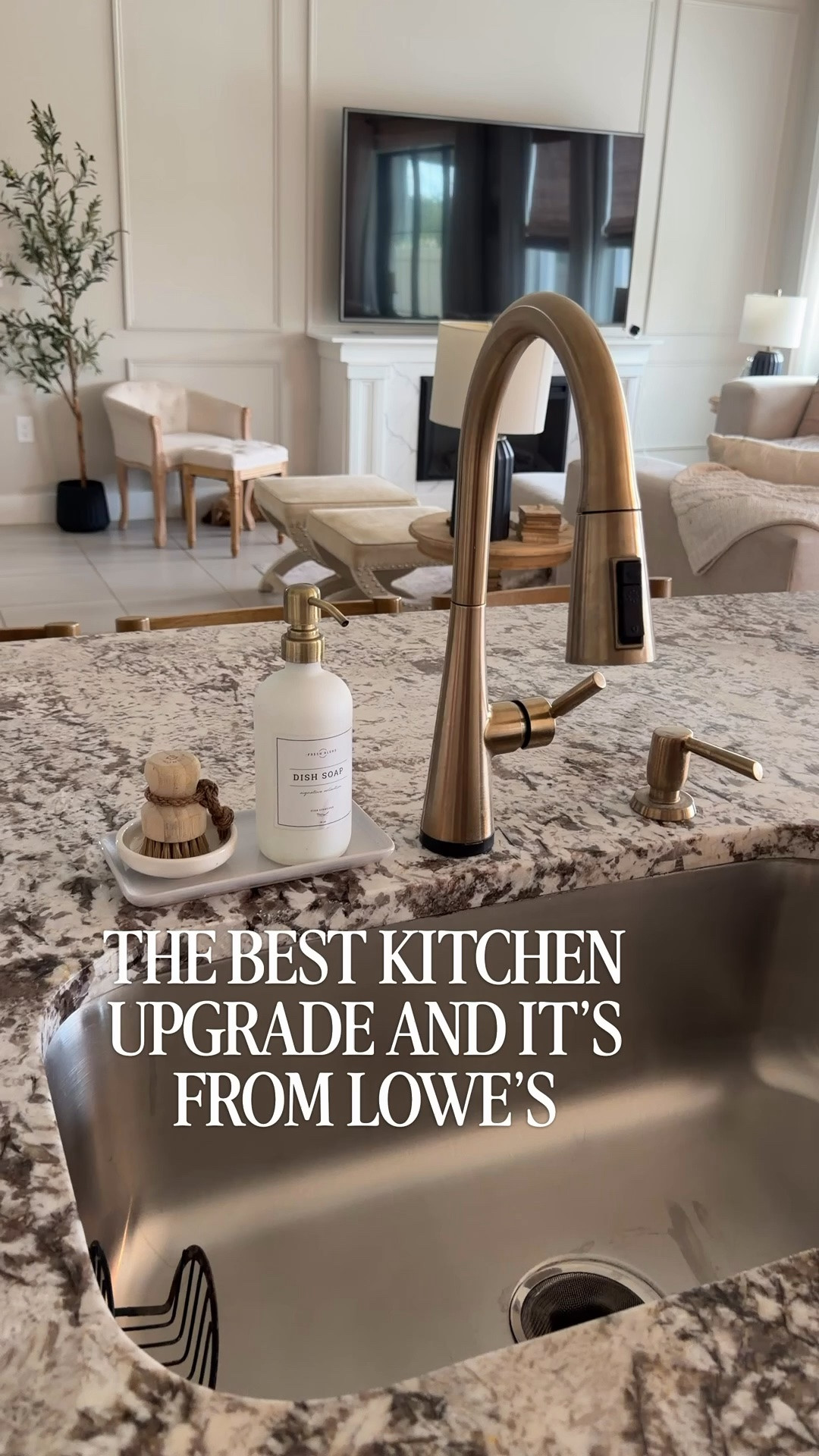 This kitchen faucet checked all the boxes for us with its touchless sensor, pull down sprayer and high arc design. The water also auto shuts off !

 #Itkhome #lowesfinds

#LTKHome