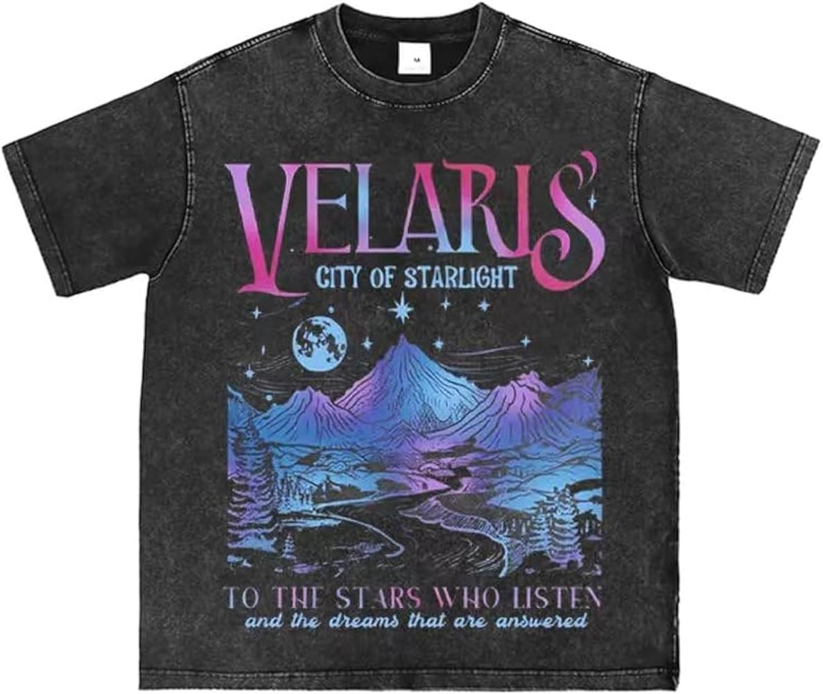 Bellelement Acotar Velaris T-Shirts City of Starlight Graphic T Shirt Book Lover Tee | Amazon (US)