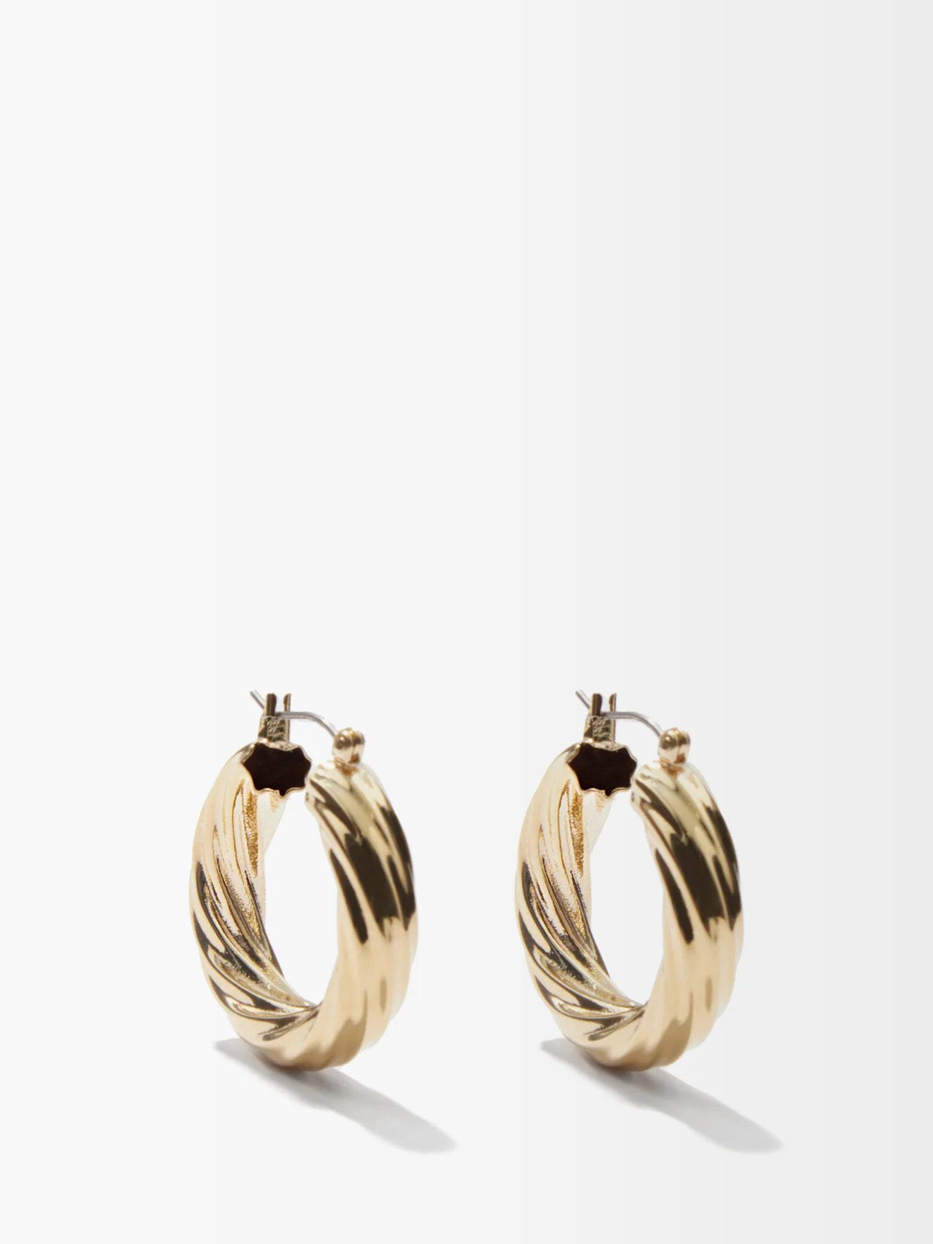 Gaia 14kt gold-plated hoop earrings | Laura Lombardi | Matches (US)