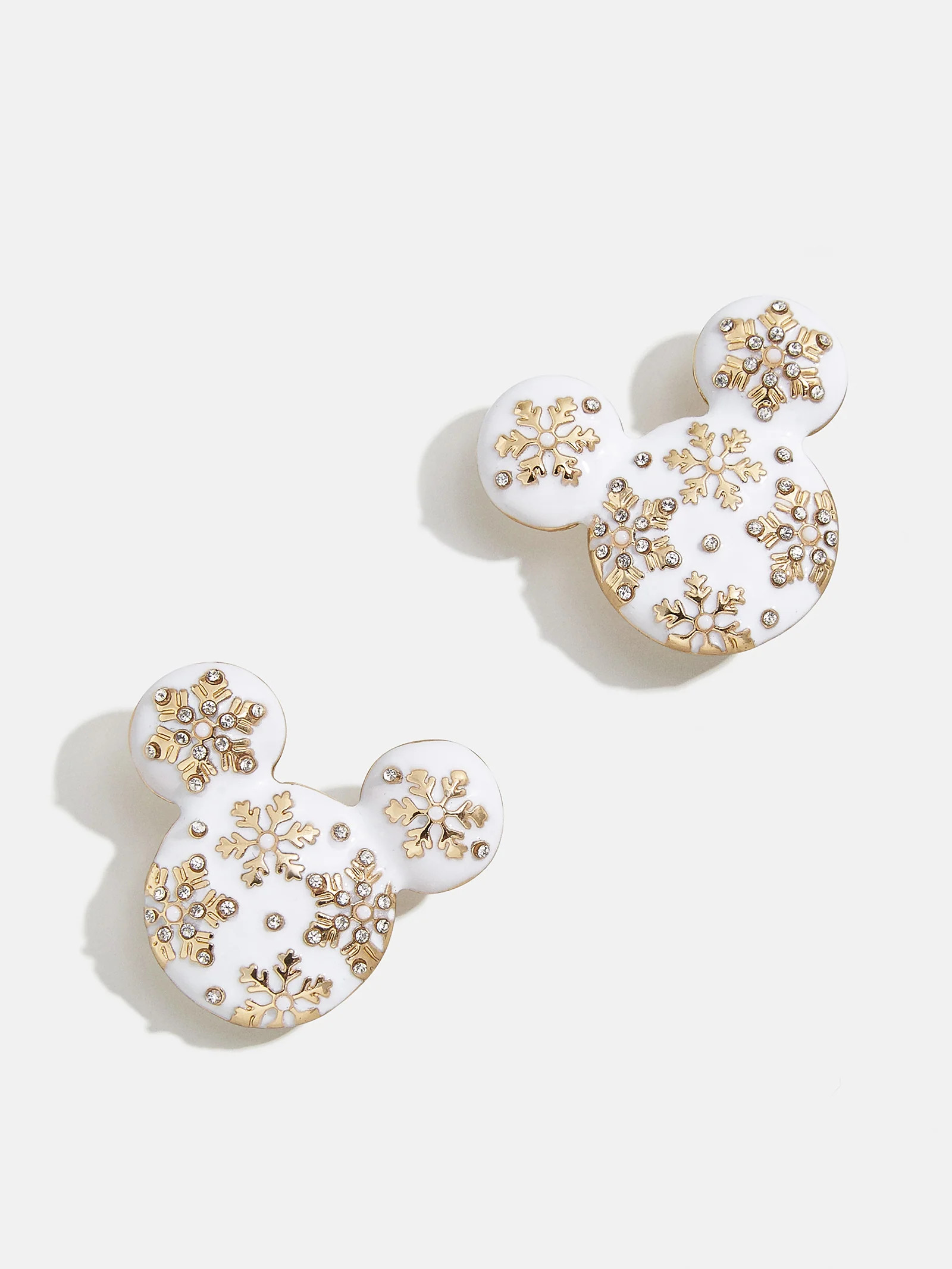 Mickey Mouse Disney Snowflake Earrings - Mickey Mouse Snowflake Earrings | BaubleBar (US)