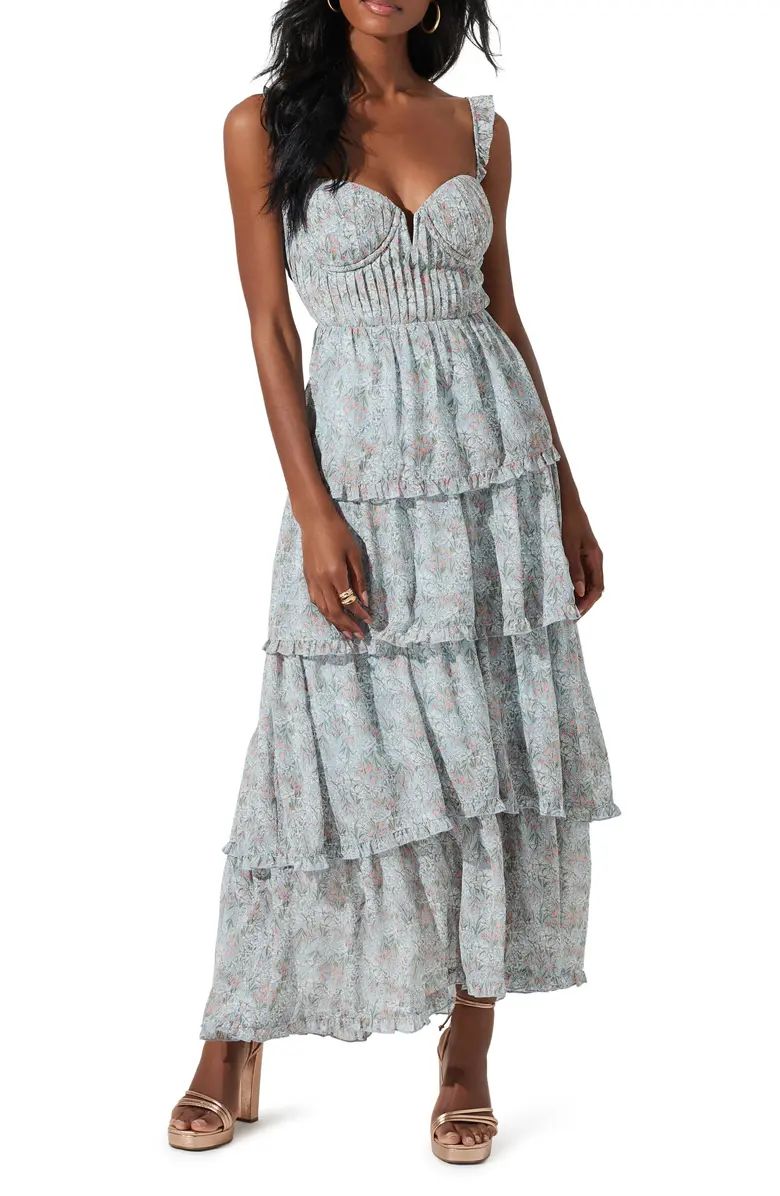 Tiered Floral Maxi Dress | Nordstrom