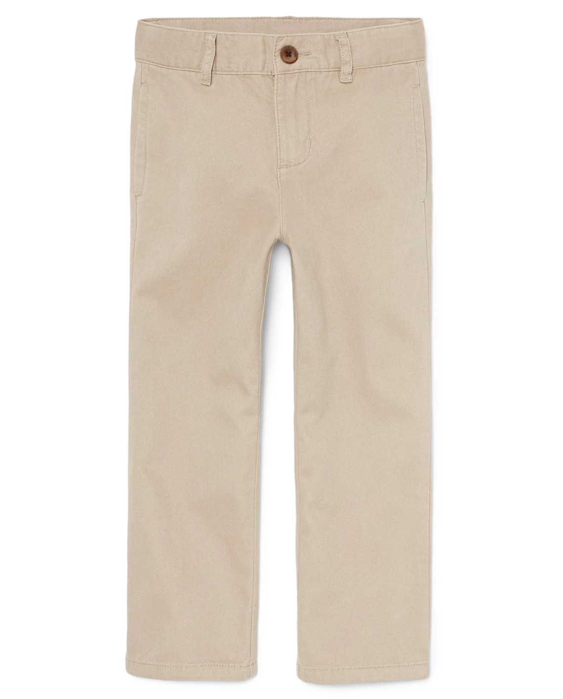 Boys Uniform Stretch Straight Chino Pants - tan | The Children's Place