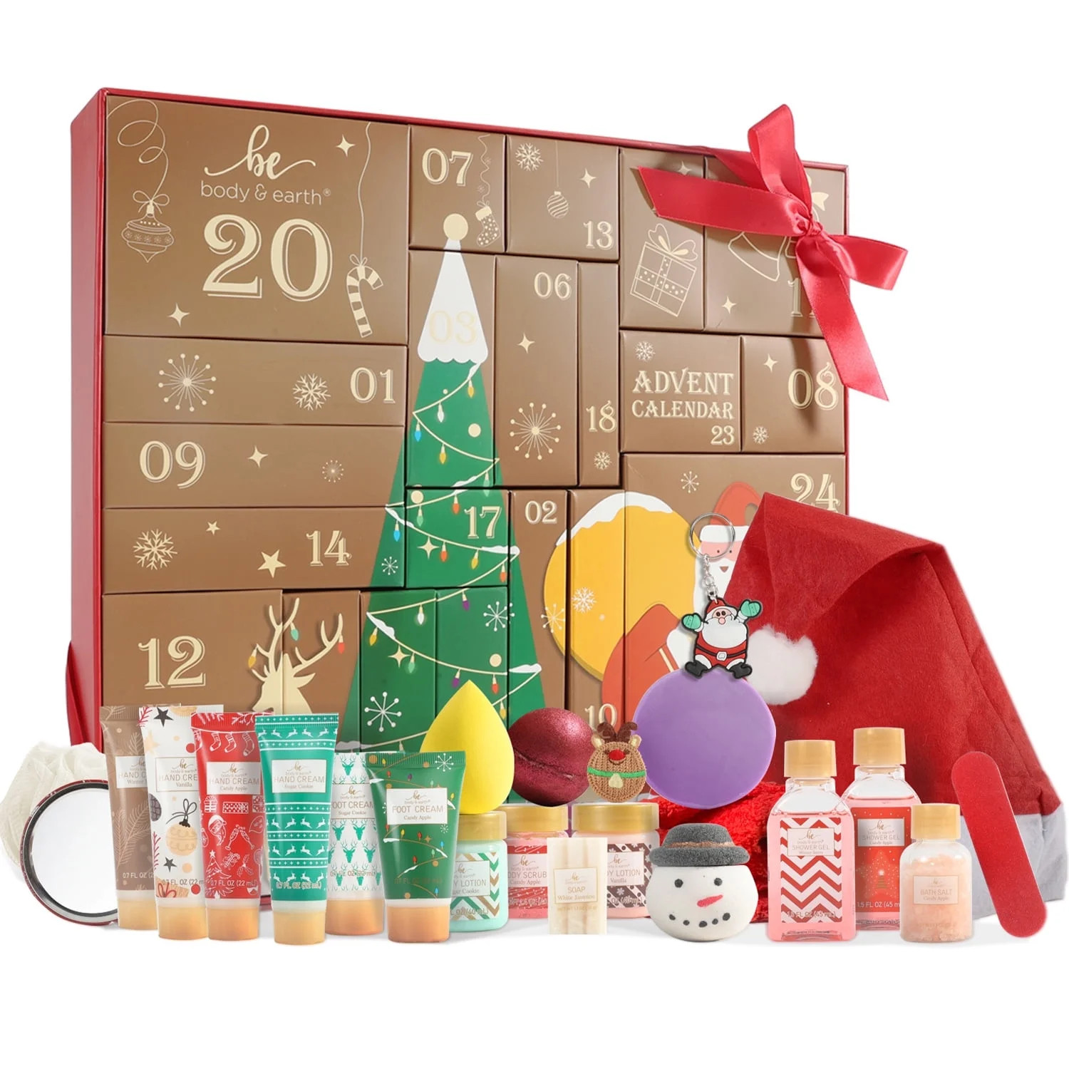 Christmas Gift Sets for Women - 24 Pcs Set of Advent Calendar 2024, Bath and Body Spa Gift Box fo... | Walmart (US)