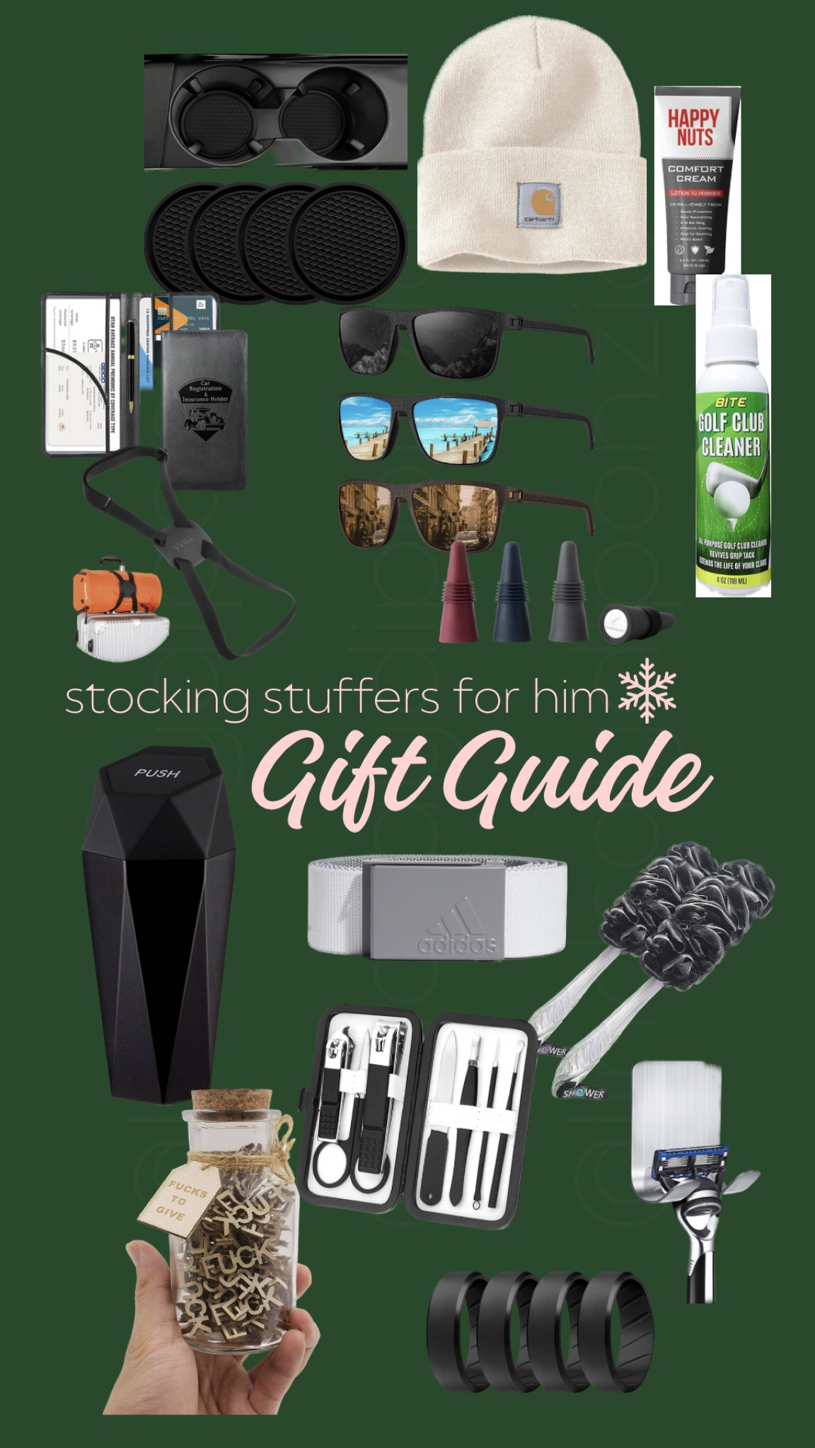 Men are famously difficult to shop for, especially for their Christmas stocking! I’ve learned the more creative you get, the more fun it is!

#LTKGiftGuide #LTKCyberWeek #LTKHoliday