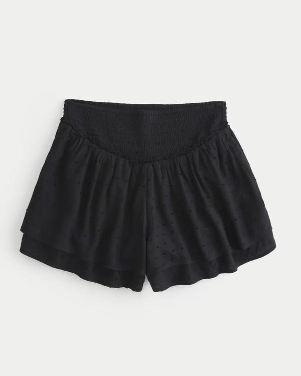 Women's Ultra High-Rise Tiered Shorts | Women's Bottoms | HollisterCo.com | Hollister (US)