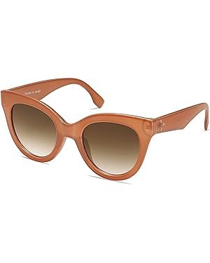 SOJOS Retro Oversized Cateye Sunglasses for Women Large Vintage Trendy Shades SJ2074 | Amazon (US)