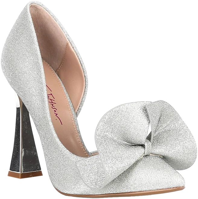 Nobble Bow Sparkle Pointed Toe Pumps | Dillard's