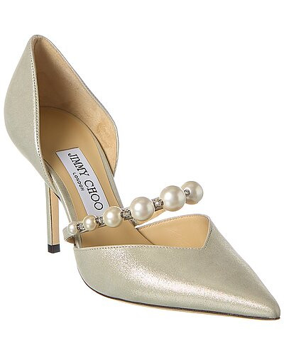 Aurelie 85 Suede Pump | Gilt