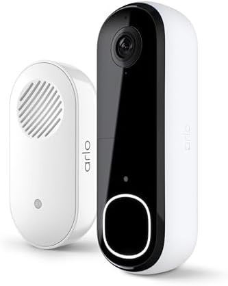 Arlo Video Doorbell 2K 2nd Generation & Chime 2 Bundle, 2K Doorbell Camera, 2-Way Audio, Package ... | Amazon (US)