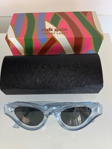 CULT GAIA X THIERRY LASRY Jaya Blue Sunglasses $540 MSRP MADE IN ITALY | eBay US