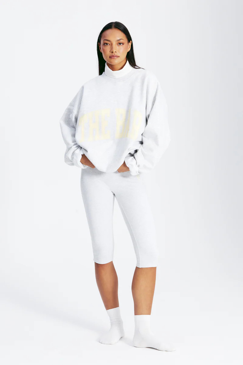 VARSITY CAPRI LT HEATHER GREY | The Bar