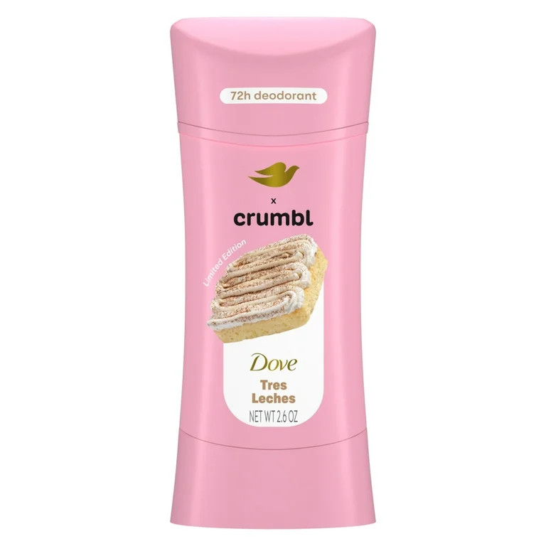 Dove & Crumbl Limited Edition Deodorant Crumbl Tres Leches, 2.6 oz | Walmart (US)