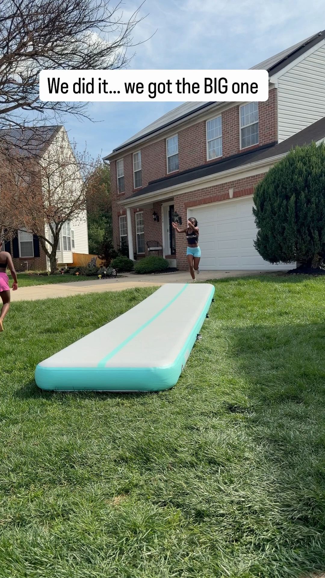 Air tracks for at home tumble practice. 

#LTKKids #LTKActive #LTKootd