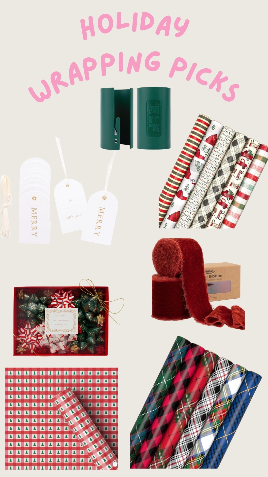 Holiday. Wrapping paper.  Christmas. Gift tags. Ribbon. Trending. Best sellers. Viral. Affordable. Bows  

#LTKFindsUnder100 #LTKGiftGuide #LTKHoliday