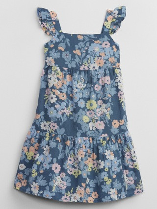 babyGap Flutter Print Midi Dress | Gap Factory