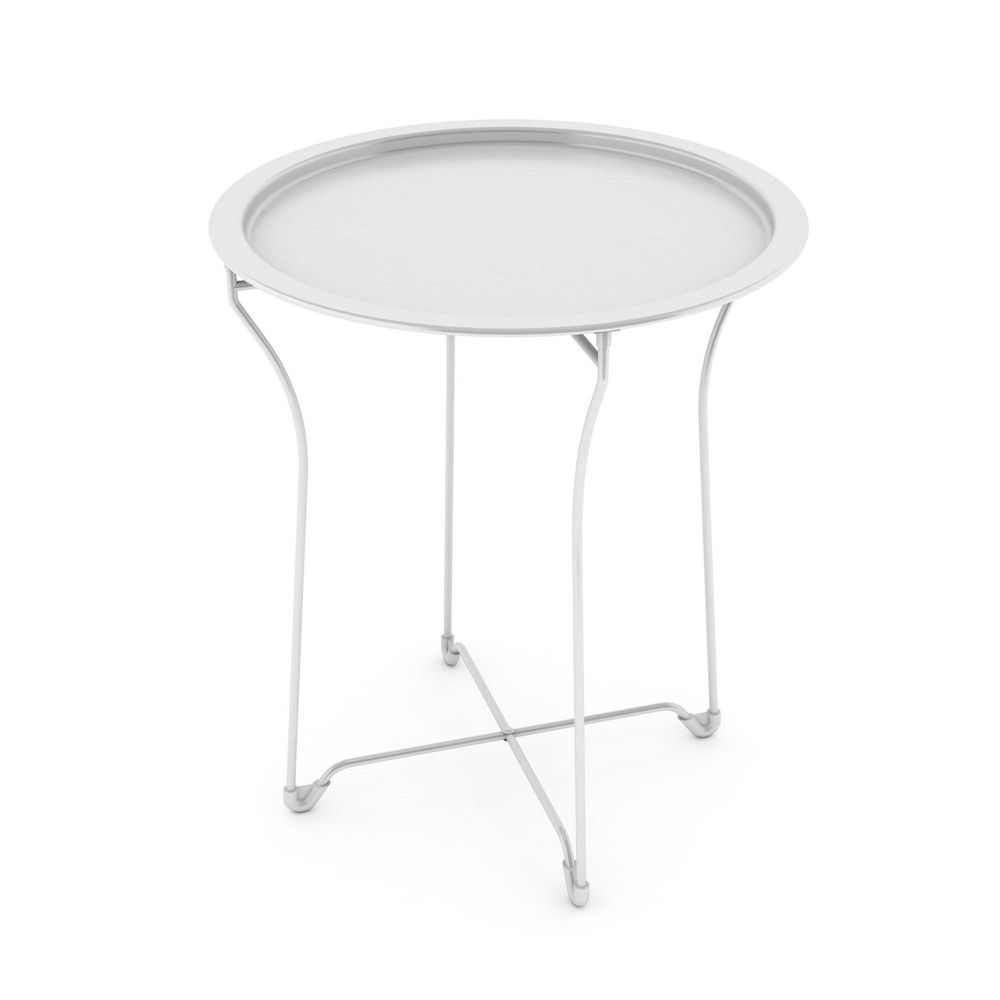 Metal Accent Table White - urb SPACE | Target