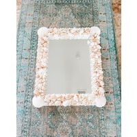 Custom Seashell Mirror Large Coastal Wall Decor | Etsy (US)