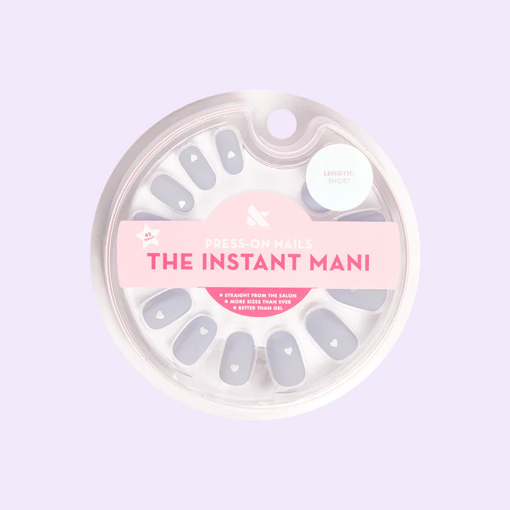 Periwinkle Vampy Heart | Round | Short | Olive & June