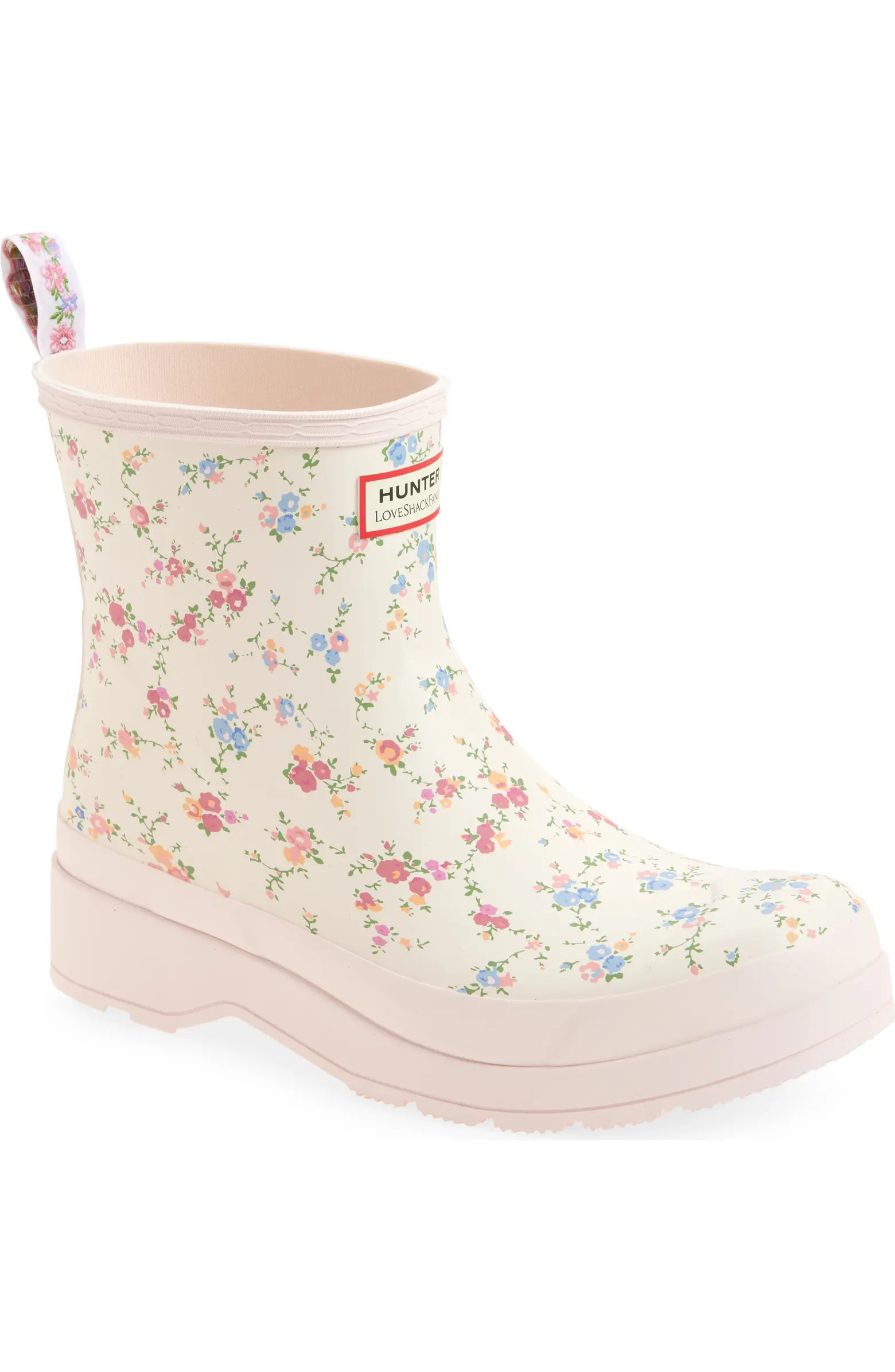 Hunter x LoveShackFancy Play Short Rain Boot (Women) | Nordstrom | Nordstrom