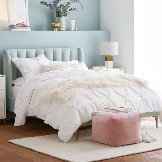 Avalon Channel Stitch Bed | Pottery Barn Teen
