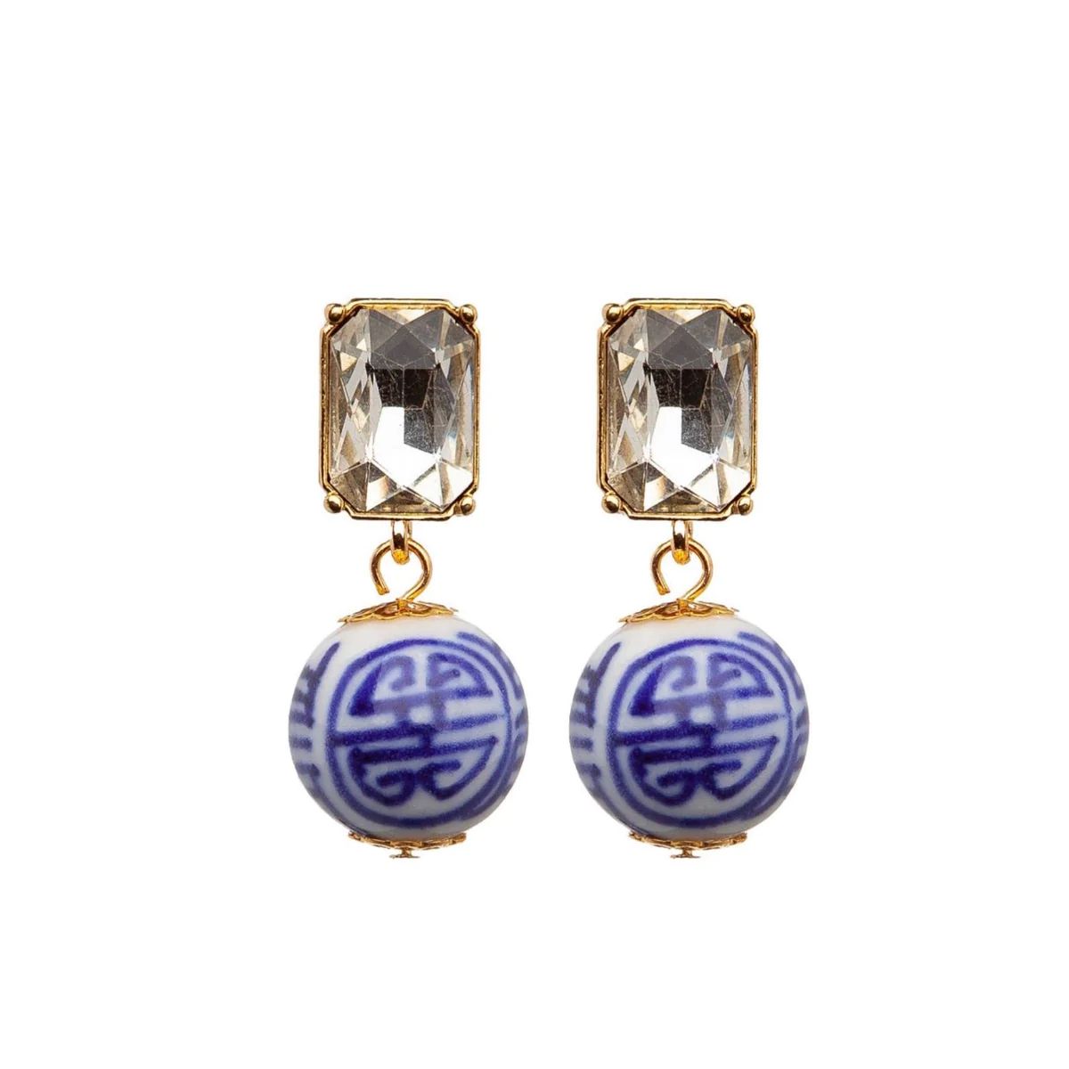 Crystal China Blue Earrings | Sea Marie Designs