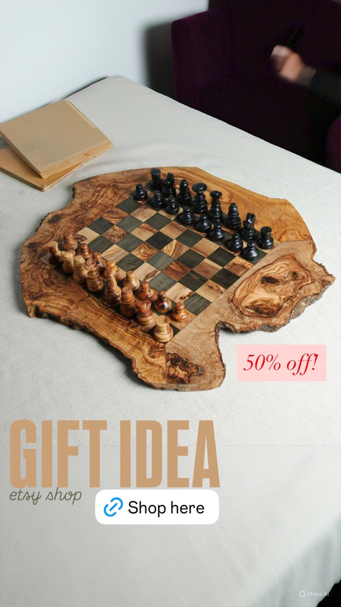 GIFT IDEA 50% off! etsy shop

Gift ideas for men shop small business Saturday handmade gift ideas for guys chess set

#LTKGiftGuide #LTKSaleAlert #LTKMens