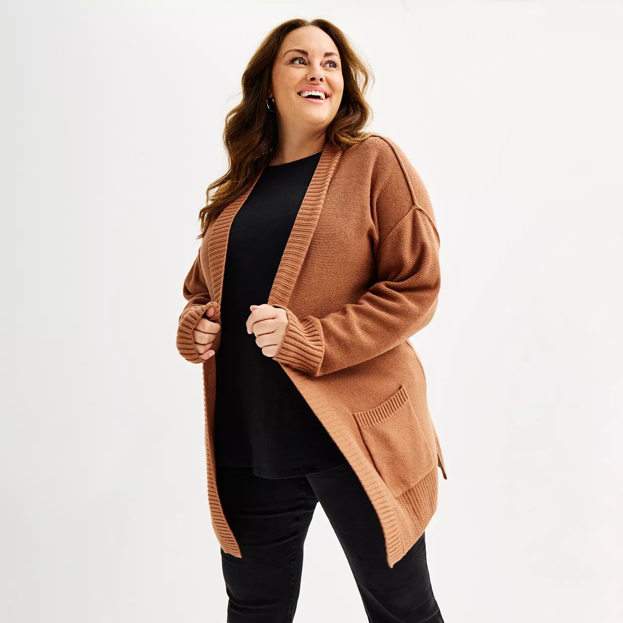 Plus Size Sonoma Goods For Life® Core Cardigan | Kohl's