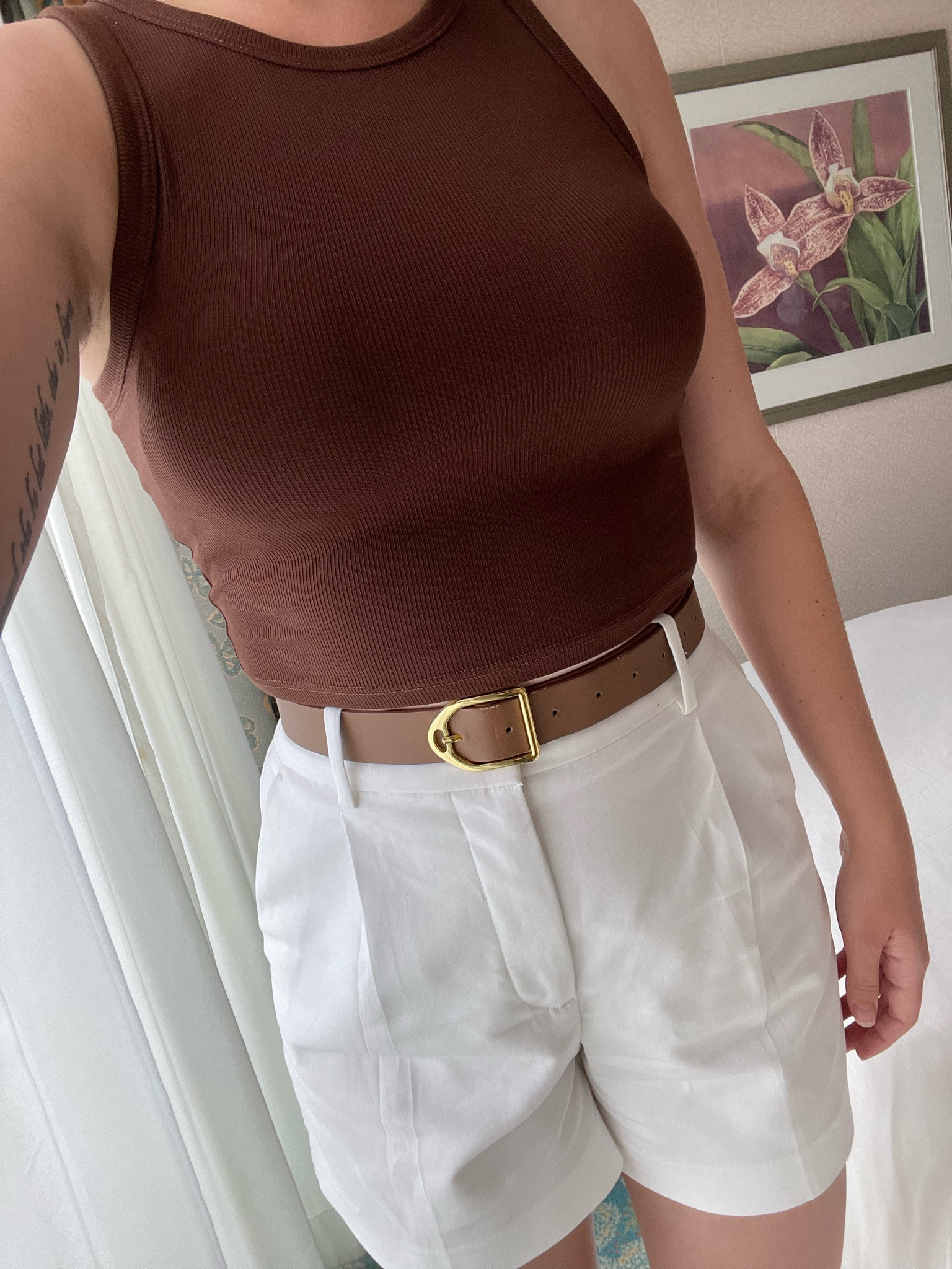 Chic and easy summer outfit. How to wear white shorts  

#LTKSeasonal #LTKstyletip