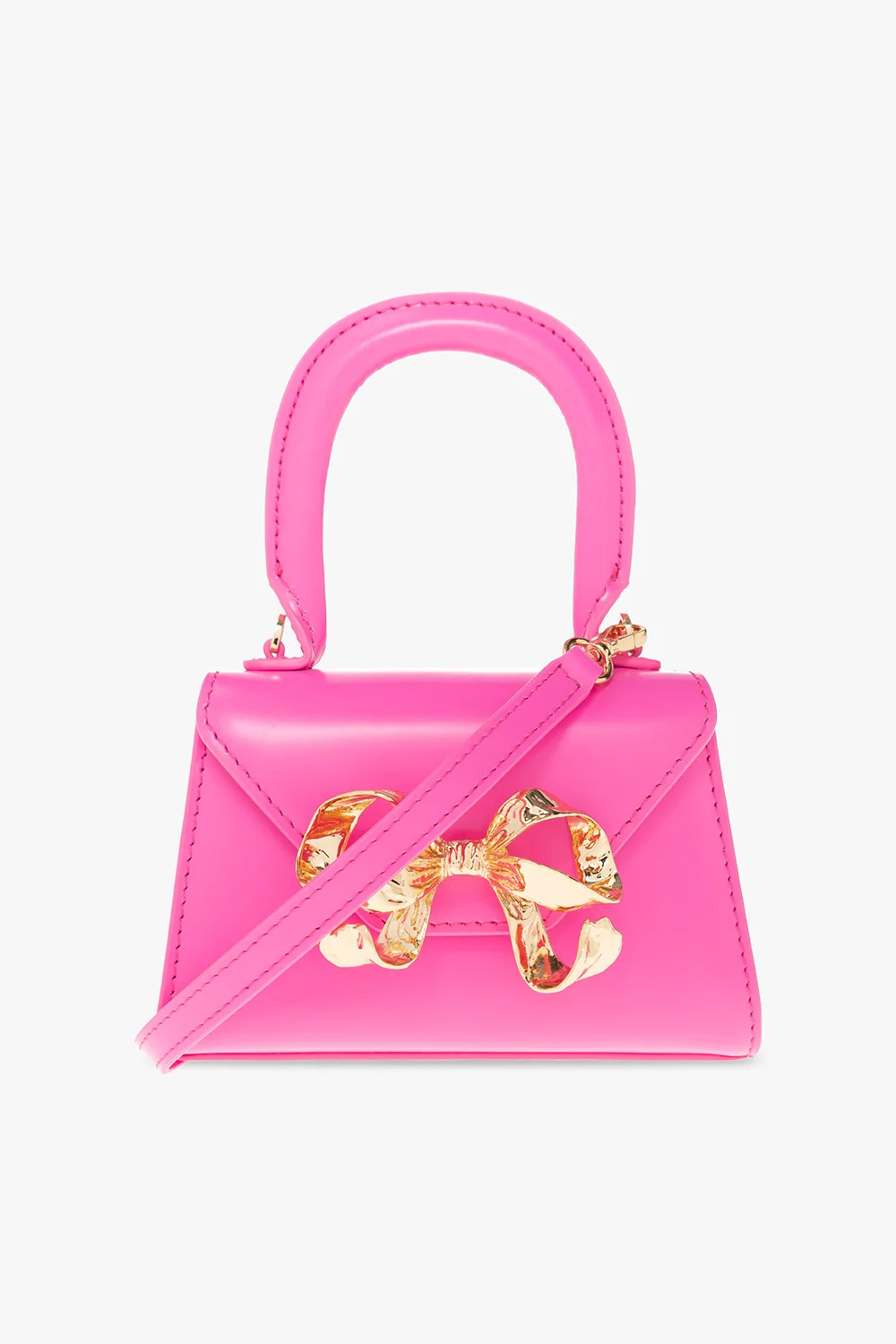 Self-Potrait The Bow Detailed Micro Top Handle Bag | Cettire Global