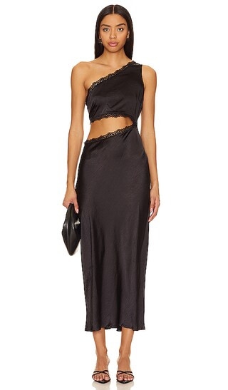 Alta Midi Dress in Black | Revolve Clothing (Global)