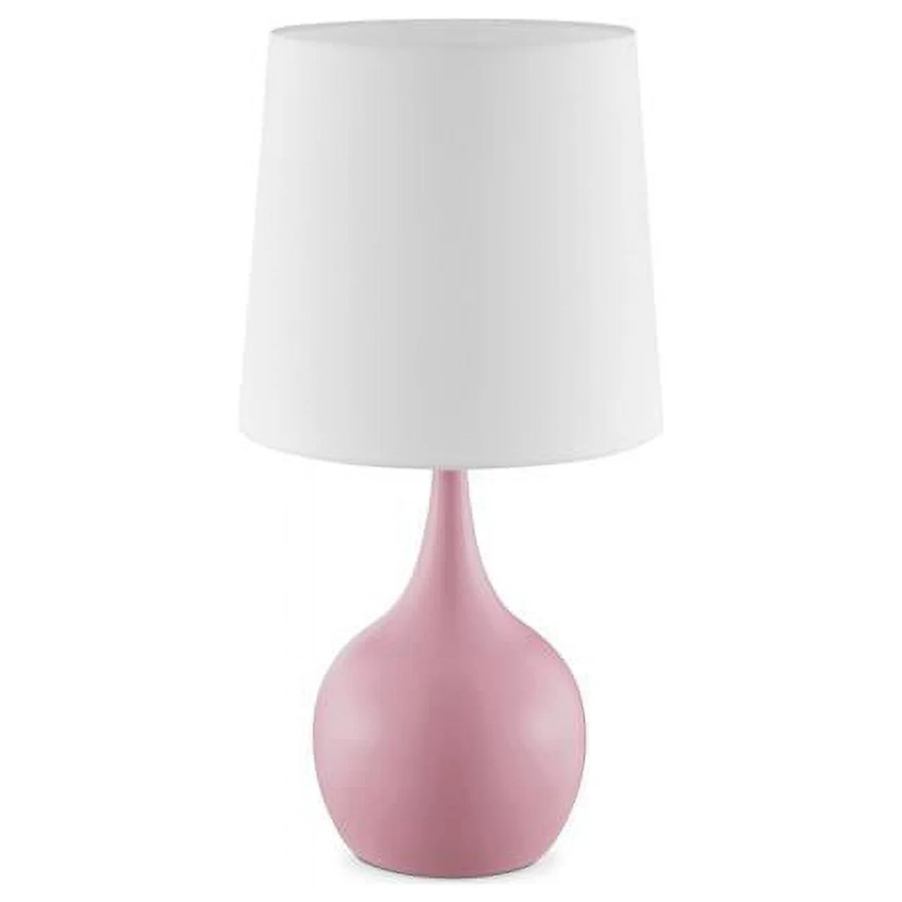 HomeRoots 468790 Minimalist Light Pink Table Lamp with Touch Switch | Walmart (US)