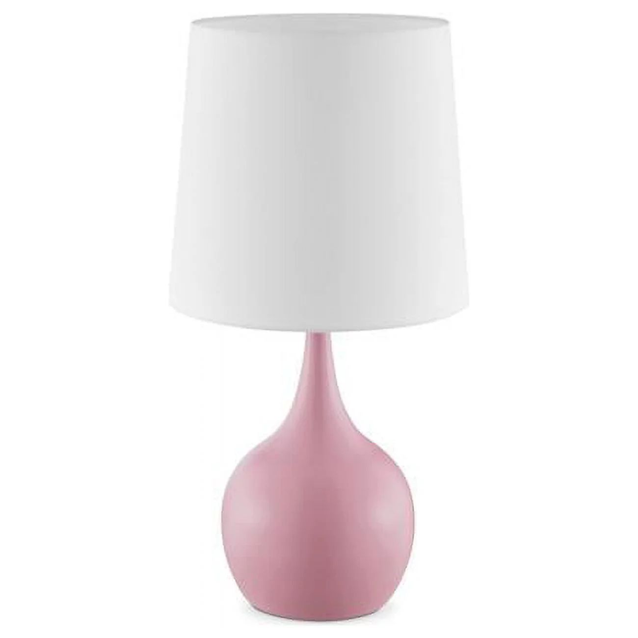 HomeRoots 468790 Minimalist Light Pink Table Lamp with Touch Switch | Walmart (US)