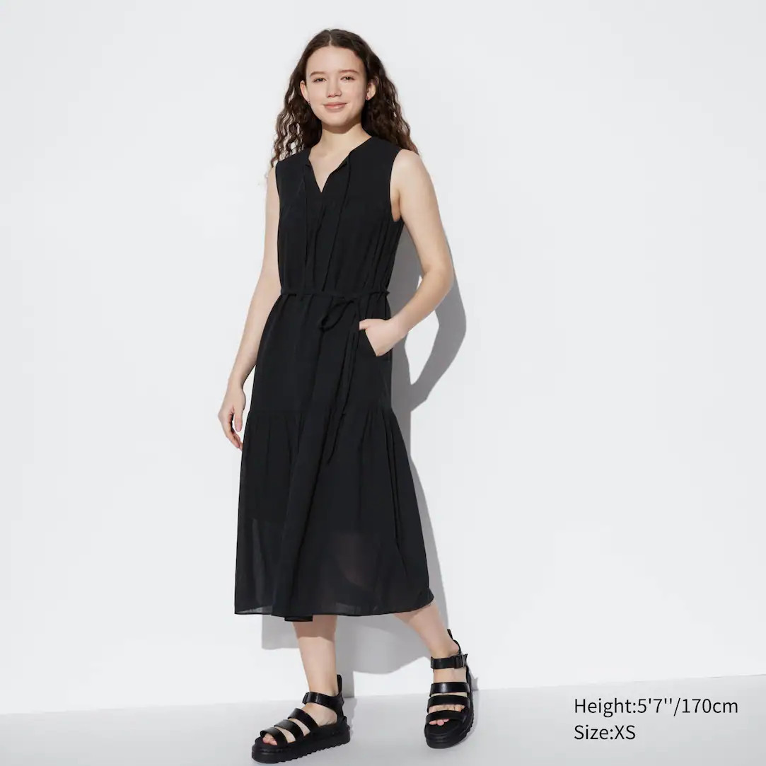 Light Cotton Sleeveless Dress | UNIQLO (UK)