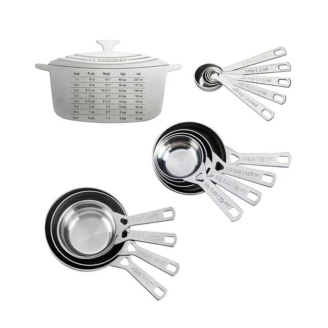 Stainless Steel Ultimate 14-Piece Measuring Set | Le Creuset